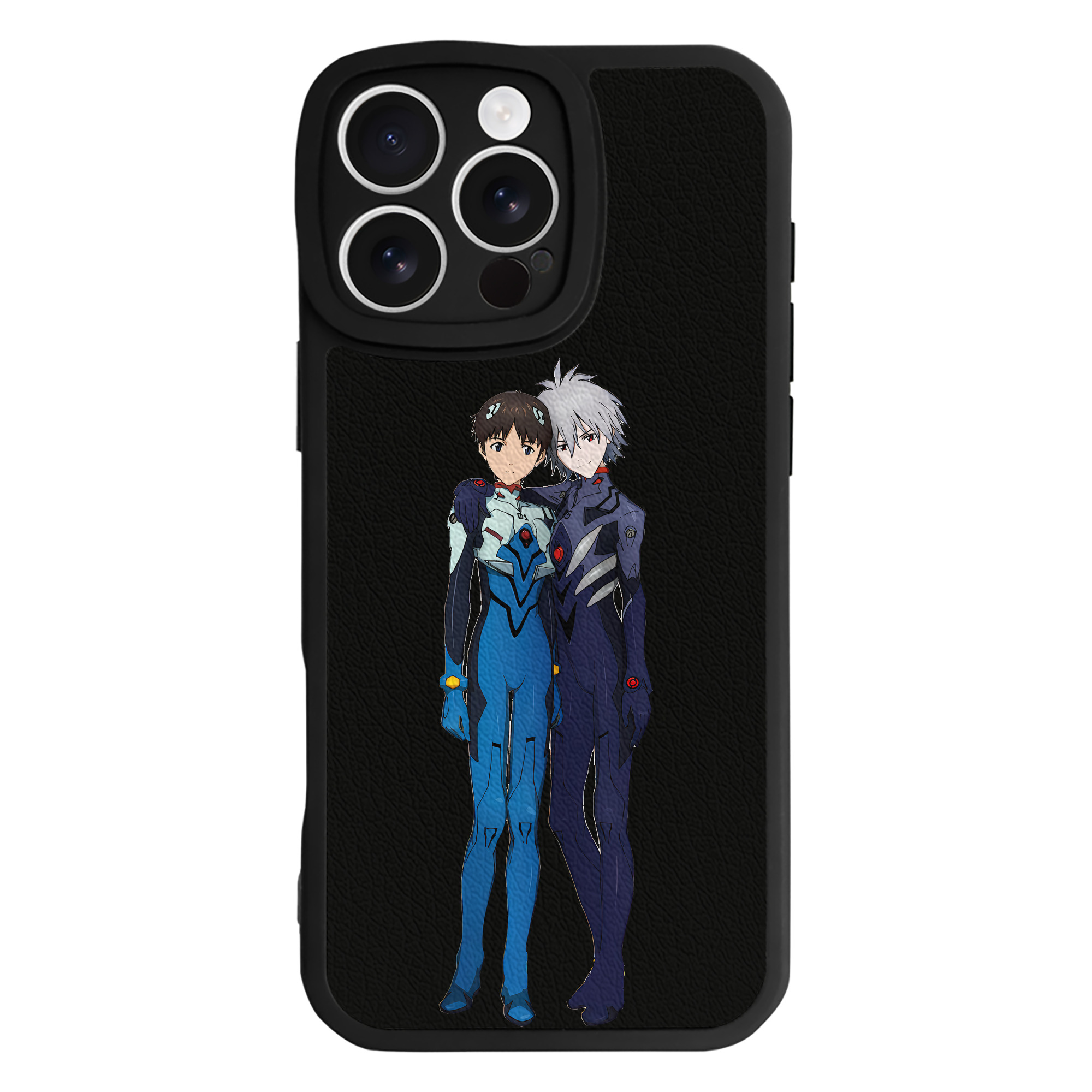 （画像用） EVA 新世紀エヴァンゲリオン 【iPhone 16シリーズ対応】シリコンスマホケース（レザー調） 材質：シリコン